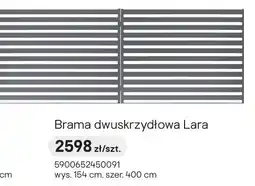 Castorama Brama dwuskrzydłowa Lara oferta