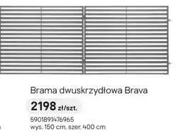 Castorama Brama dwuskrzydłowa Brava oferta