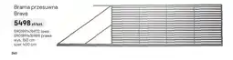 Castorama Brama przesuwna Brava oferta