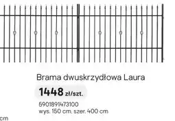 Castorama Brama dwuskrzydłowa Laura oferta