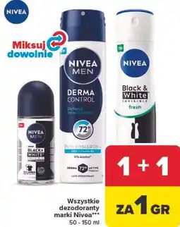 Carrefour Wszystkie dezodoranty marki Nivea oferta