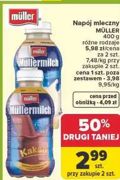 Carrefour Napój mleczny MÜLLER oferta