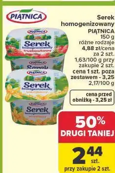 Carrefour Serek homogenizowany PIĄTNICA oferta