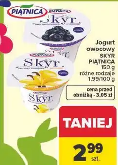 Carrefour Jogurt owocowy SKYR PIĄTNICA oferta
