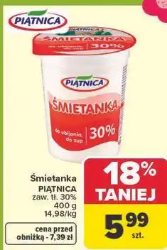 Carrefour Śmietanka zaw. tł. 30% oferta