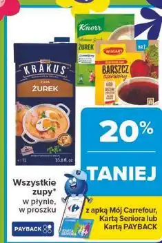 Carrefour Wszystkie zupy oferta