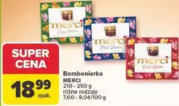 Carrefour Bombonierka MERCI 210 - 250 g różne rodzaje oferta