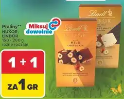 Carrefour Praliny NUXOR, LINDOR 150 - 200 g, różne rodzaje oferta
