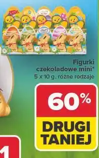 Carrefour Figurki czekoladowe mini 5 x 10 g, różne rodzaje oferta