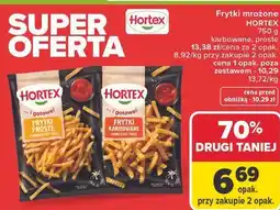 Carrefour Frytki mrożone karbowane, proste oferta