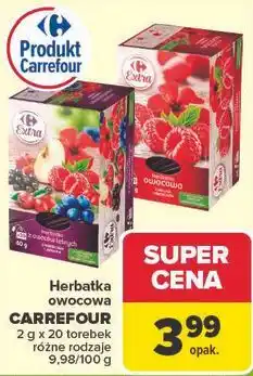 Carrefour Herbatka owocowa CARREFOUR oferta