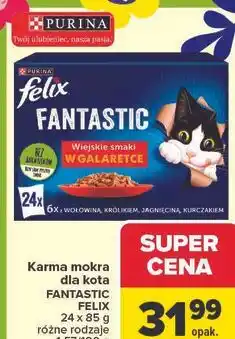 Carrefour Karma mokra dla kota FANTASTIC FELIX oferta