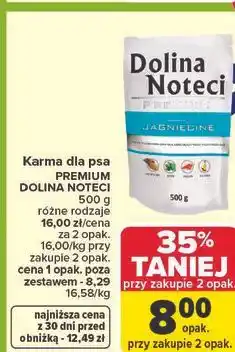 Carrefour Karma dla psa PREMIUM DOLINA NOTECI oferta