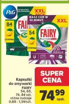 Carrefour Kapsułki do zmywarki oferta
