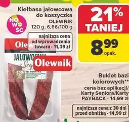 Carrefour Kiełbasa jałowcowa do koszyczka oferta