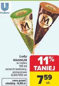Carrefour Lody MAGNUM w rożku oferta