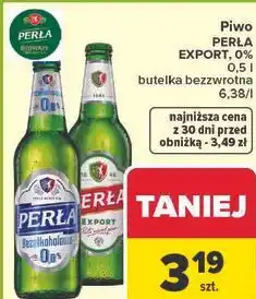 Carrefour Piwo PERŁA EXPORT, 0% oferta