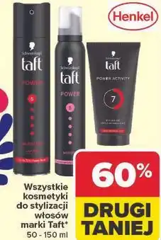 Carrefour Wszystkie kosmetyki do stylizacji włosów marki Taft oferta