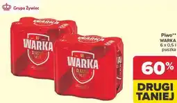Carrefour Piwo WARKA 6 x 0,5 l puszka oferta