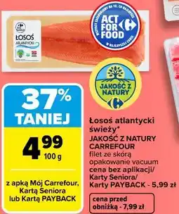 Carrefour Łosoś atlantycki świeży oferta