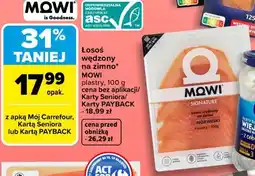 Carrefour Łosoś wędzony na zimno oferta