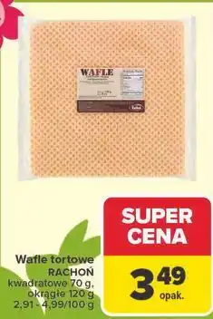 Carrefour Wafle tortowe RACHOŃ oferta