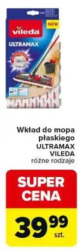 Carrefour Wkład do mopa płaskiego ULTRAMAX VILEDA oferta