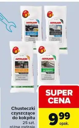 Carrefour Chusteczki czyszczące do kokpitu różne rodzaje oferta