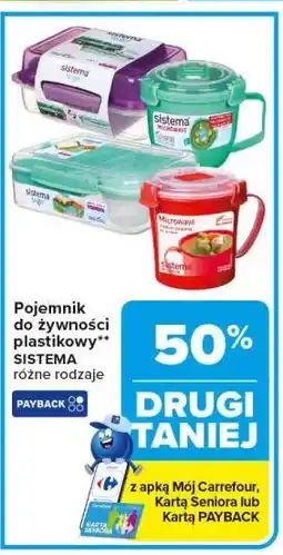 Carrefour Pojemnik do żywności plastikowy oferta