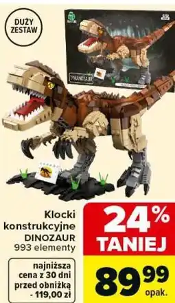 Carrefour Klocki konstrukcyjne DINOZAUR oferta