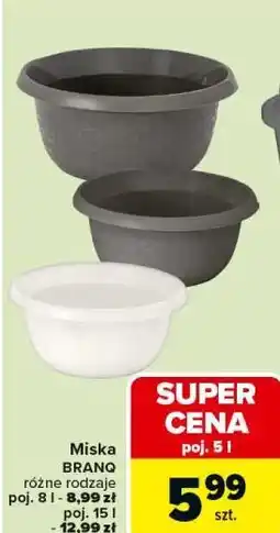 Carrefour Miska BRANQ różne rodzaje poj oferta