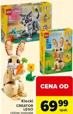 Carrefour Klocki CREATOR LEGO różne rodzaje oferta
