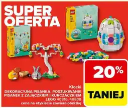 Carrefour Klocki DEKORACYJNA PISANKA, POSZUKIWANIE PISANEK Z ZAJĄCZKIEM I KURCZACZKIEM LEGO 40816, 40808 oferta