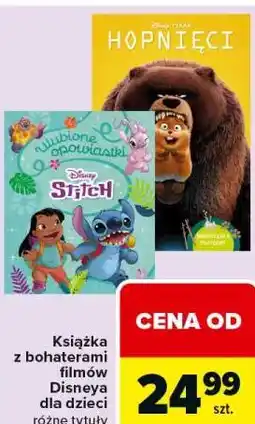 Carrefour Książka z bohaterami filmów Disneya dla dzieci oferta