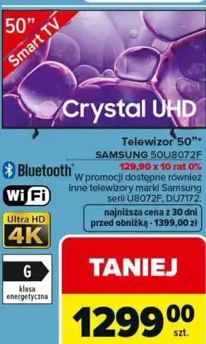 Carrefour Telewizor 50 SAMSUNG 50U8072F oferta