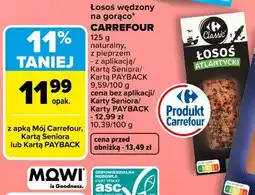 Carrefour Market Łosoś wędzony na gorąco oferta