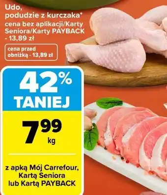 Carrefour Market Udo, podudzie z kurczaka oferta