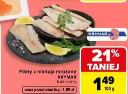 Carrefour Market Filety z mintaja mrożone oferta