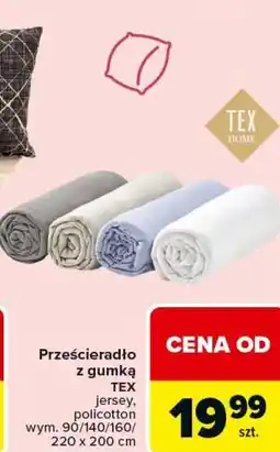 Carrefour Prześcieradło z gumką oferta