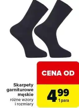 Carrefour Skarpety garniturowe męskie oferta