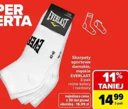 Carrefour Skarpety sportowe damskie, męskie 3-pak oferta