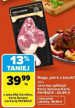Carrefour Market Noga, pierś z kaczki* skin oferta