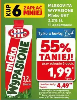 Kaufland MLEKOVITA WYPASIONE Mleko UHT oferta