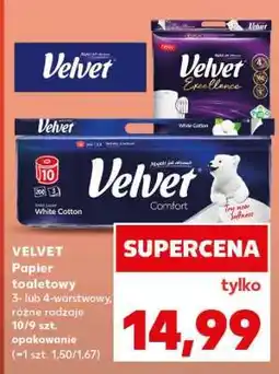 Kaufland Velvet papier toaletowy oferta