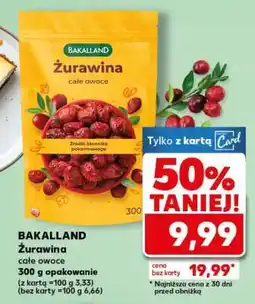 Kaufland BAKALLAND Żurawina całe owoce oferta