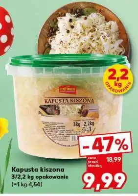 Kaufland Kapusta kiszona oferta