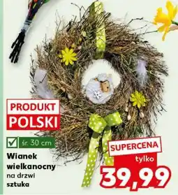 Kaufland Wianek wielkanocny na drzwi sztuka oferta