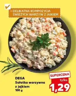 Kaufland DEGA Sałatka warzywna z jajkiem 100 g oferta