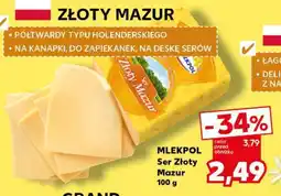 Kaufland MLEKPOL Ser Złoty Mazur 100 g oferta
