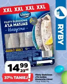 Netto Filety śledziowe a’la matjas klasyczne Lisner oferta